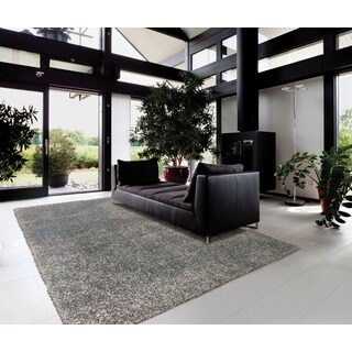 Amore Shag Stone Area Rug (3'11 x 5'11)
