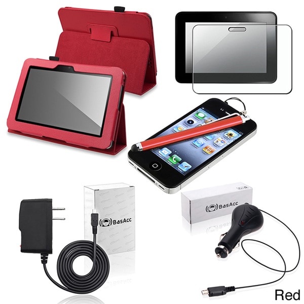 BasAcc Case/ Protector/ Charger/ Stylus for Amazon Kindle Fire HD 7-inch