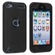 Insten Black iPod Case Cover/ Anti-Glare Screen Protector for Apple iPod Touch Generation 5th/ 6th