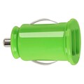 BasAcc Green Universal Dual USB Mini Car Charger Adapter