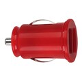 BasAcc Red Universal Dual USB Mini Car Charger Adapter