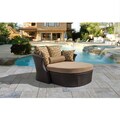 Shotiva Outdoor Furniture Two-piece Set with Love Seat and Ottoman