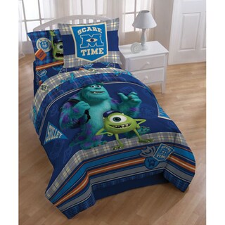 Monster U Scare Care Twin-size 4-piece Bed in a Bag with Sheet Set