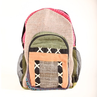 Electric Colors Cotton/Hemp Backpack (Nepal)