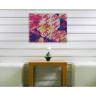 Oliver Gal 'Coco's Camellia' Modern Canvas Print