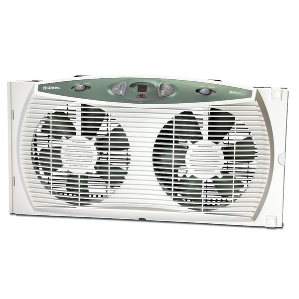 Holmes HAWF3095U Accutemp Plus Dual Blade Twin Window Fan 15091386