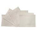 Rose Tree 18-inch Cream Lucky Stripe Place Mats (Set of 6)