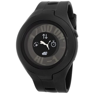 Puma Men's Black Rubber Watch