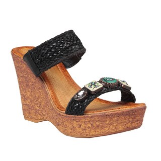 Refresh by Beston Women's 'Maysa-07' Wedge Sandals
