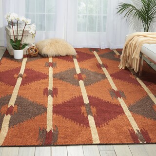 Kindred Diamond Copper Area Rug (7'9 x 10')