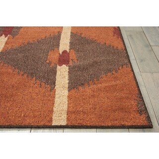 Kindred Diamond Copper Area Rug (2'3 x 3'9)