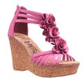 Refresh by Beston Women's 'Maysa-02' T-Strap Wedge Sandals
