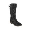 Liliana by Beston Women's 'Harvey-3' Buckled Detail Riding Boots
