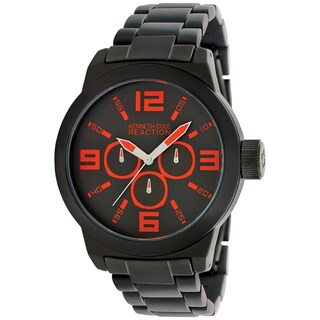 Kenneth Cole Men's RK3219 Black Aluminum Quartz Watch with Black Dial