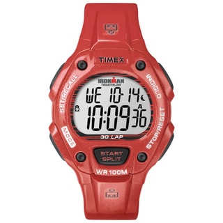 Timex Unisex Ironman Traditional 30-Lap Glimmer Grenadine Resin Watch