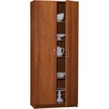 Ameriwood Cherry Finish 72-inch Storage Cabinet