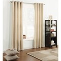 Grommet Top 88-inch Natural Linen Curtain Panel