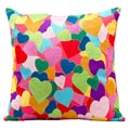 Mina Victory New Generation Multi-Color 18 x 18-inch Decorative Pillow by Nourison