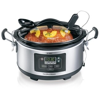 Hamilton Beach Deluxe Set'n Forget 6-quart Slow Cooker