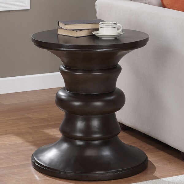 round end tables expresso