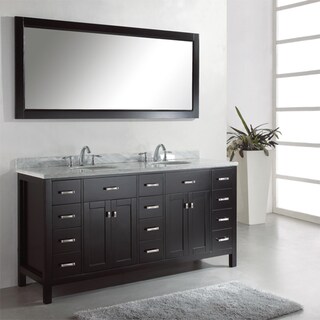 Aveline 72-inch Double-sink Bathroom Vanity Set