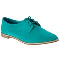 Riverberry Women's 'Finest' Seafoam Microsuede Oxfords