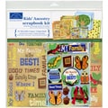 Kids' Ancestry Scrapbook Page Kit 12"X12"-