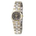 Bulova Women's 'Diamonds' Yellow Goldplated Stainless Steel Quartz Watch