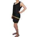 Women's Rasta Ruched Side-button Long Tank (Nepal)