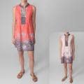 Journee Collection Women's Jeweled Sleeveless Tunic Dress
