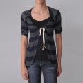 Journee Collection Junior's Tie-front Short-sleeve Cardigan