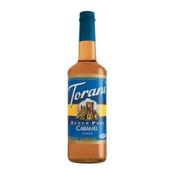 Torani PET Sugar Free Classic Caramel Syrup (Pack of 6)