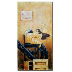 Antonio 'Urban Jazz' Canvas Art