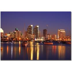 Yakov Agami 'San Diego CA' Canvas Art