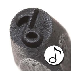 Musical Note 6mm Punch Stamp for Metal