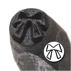 Ribbon Bow 6mm Punch Stamp for Metal