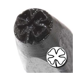 Lucky Clover 6mm Punch Stamp for Metal
