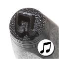 Beadaholique Solid Eighth Note 6mm Punch Stamp for Metal
