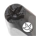 Beadaholique Open Dove 6mm Punch Stamp for Metal