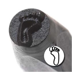 Right Footprint 6mm Punch Stamp for Metal