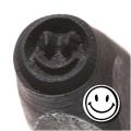 Free inviting hints on leather crafters Happy Face 6mm Punch Stamp for Metal