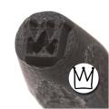 Narrow Crown 6mm Punch Stamp for Metal