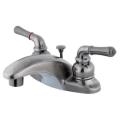 Vintage Nickel 4-inch Centerset Bathroom Faucet