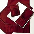 Crushed Ribbon Border Tea Towels (Set of 4)