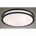 Black and Milky White Modern Flushmount Ceiling Lamp