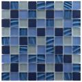 Somertile Maritime Abalone Glass Mosaic Wall Tiles (Pack of 10)