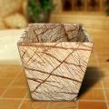 Marble Earthy Brown Waste Bin