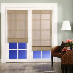 Chicology Nevada Timberwolf Roman Shade (24 in. x 72 in.)