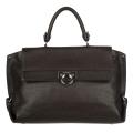 Salvatore Ferragamo 'Safari' Brown Leather Satchel