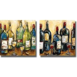 Nicole Etienne 'Uncorked and Wine Bar' 2-piece Canvas Art Set